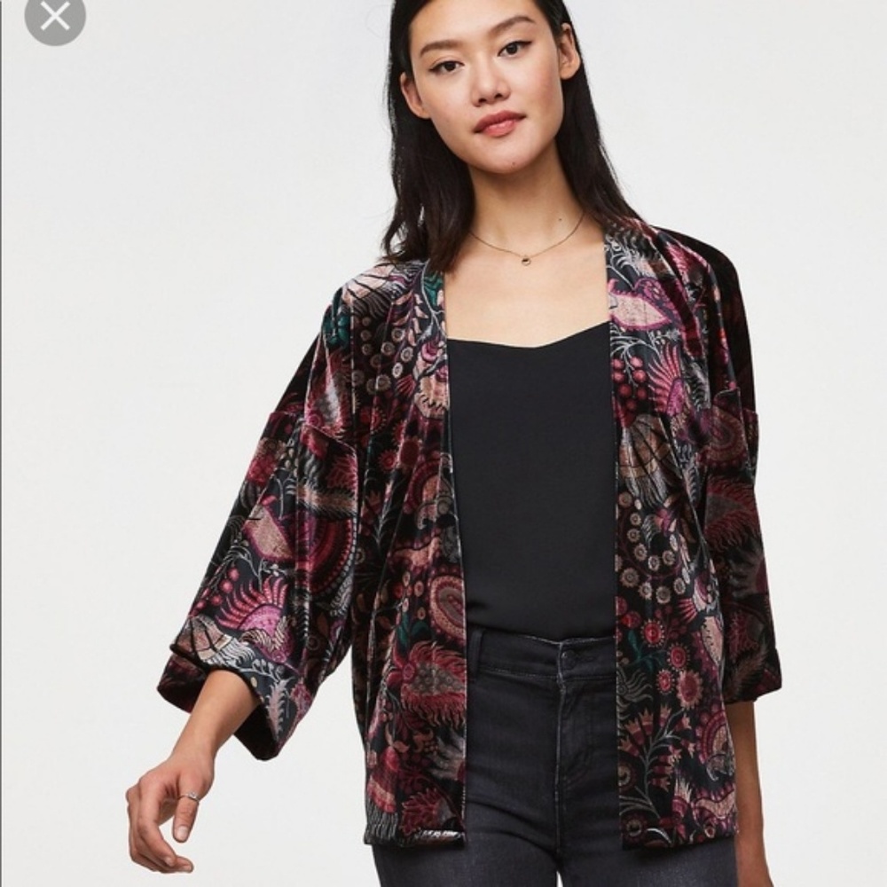 Loft Velvet kimono